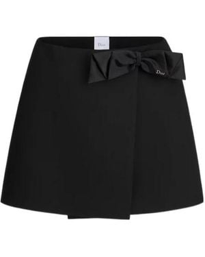 Dior Wrap Miniskirt - Black