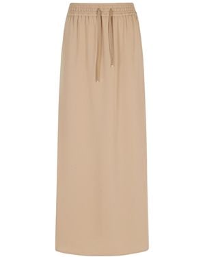 Herno Elastic-Waist Skirt - Natural