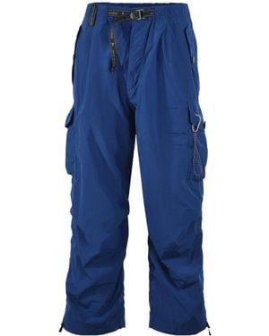 and wander Utility Cargo Trousers - Blue