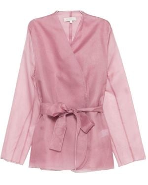 Antonelli Long-Sleeved Casual Jacket - Pink