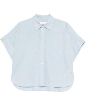 Closed Button-Up Shirt - Blue