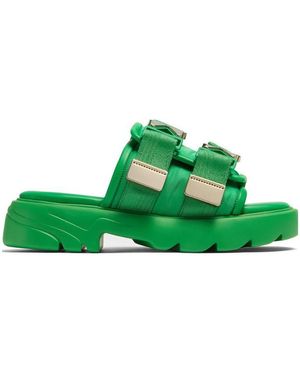 Bottega Veneta Flash Strappy Sandals - Green