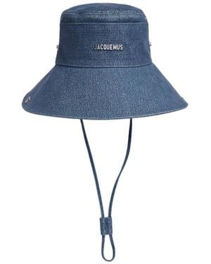Jacquemus Le Bob De-Nimes Cotton Hat - Blue