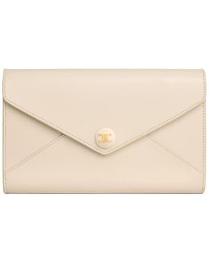 Celine Envelope Wallet On Chain - Natural