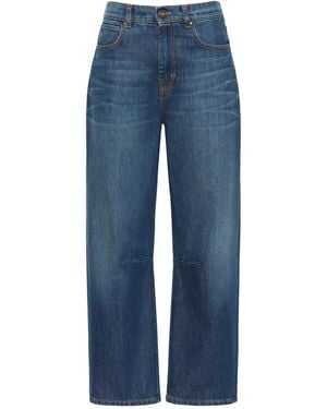 Weekend by Maxmara Barrel-Leg Jeans - Blue