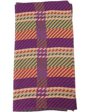 Missoni Patterned Scarf - Purple
