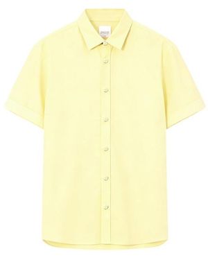 Burberry Short Sleeves Shirt - Yellow