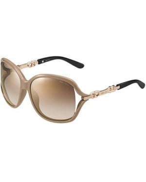 Jimmy Choo Round Sunglasses - Metallic