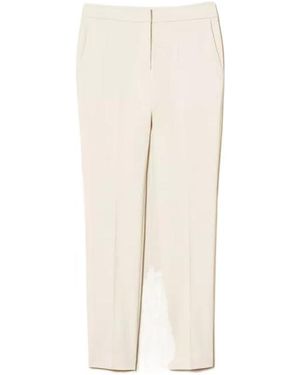 Twinset Creased Pants - Natural