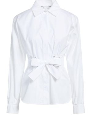Max Mara Solid Color Shirts - White