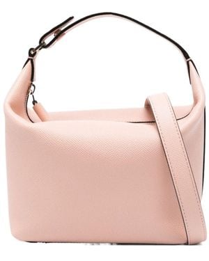 Valextra Logo Shoulder Bag - Pink