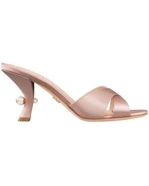 Dior Tribales Open-Toed Heels Sandals - Pink