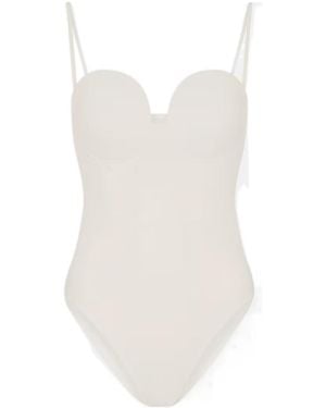 Magda Butrym Thin-Strapped Swimsuit - White
