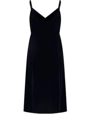 Aspesi V-Neck Slip Dress - Black