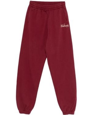Sporty & Rich Soho Logo Track Trousers - Red