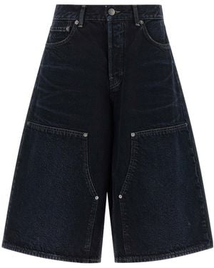 Haikure Belt Loop Shorts - Blue