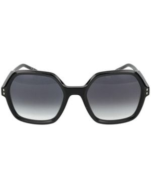 Isabel Marant Geometric Sunglasses - White