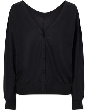 arch4 Marisol Cashmere Cardigan - Black