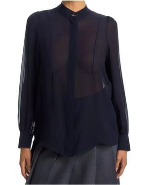 McQueen Wishbone Blouse - Blue