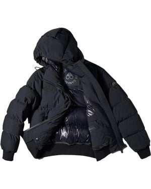 Moose Knuckles Soho Hooded Down Jacket - Blue