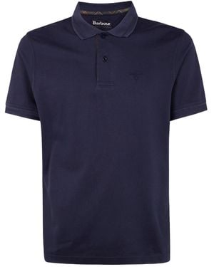 Barbour Short Sleeve Polo Shirt - Blue