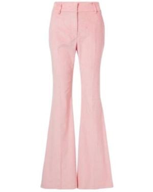 Gabriela Hearst Ianthe Cotton Corduroy Flared Pants - Pink