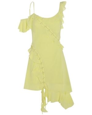 Acne Studios Distressed Sleeveless Dress - Yellow