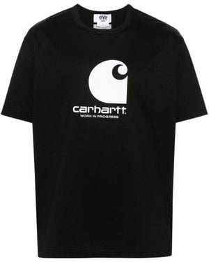 Junya Watanabe X Carhartt Short Sleeved T-Shirt - Black