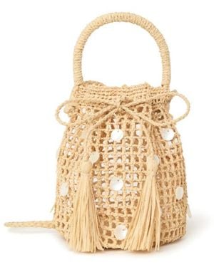 Alanui Precious Moments Satchel Bag - Natural