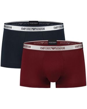 Emporio Armani Elastic Waist Underwear Two-Piece - Red