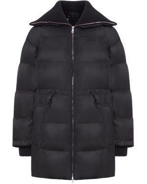 Gucci Zip-Up Hooded Puffer Jacket - Blue