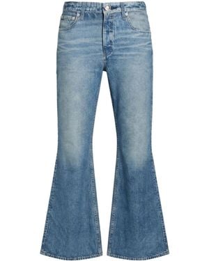 Rag & Bone Straight-Leg Denim Jeans - Blue