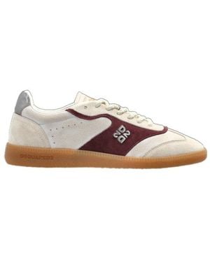 DSquared² Logo Plaque Low-Top Trainers - Brown