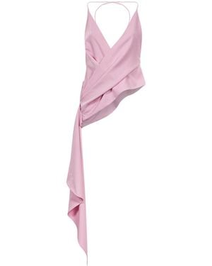 Alex Perry Spaghetti-Strap Top - Pink