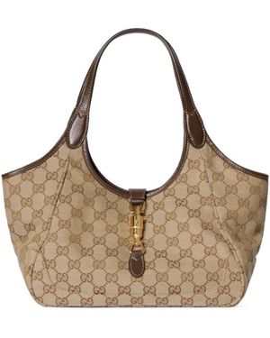 Gucci Mercato Small Tote Bag - Brown
