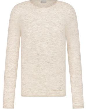 Dior Homme Crewneck Long-Sleeved Jumper - White