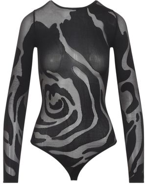Wolford Long-Sleeved Bodysuit - Black