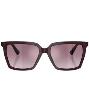Jimmy Choo Geometric Frame Sunglasses - Purple