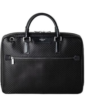 Serapian Extra Slim Briefcase - Black