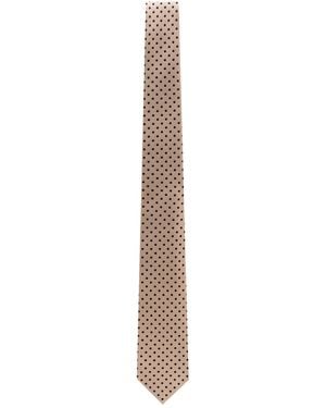 Tom Ford Micro Pattern 6Cm Tie - White