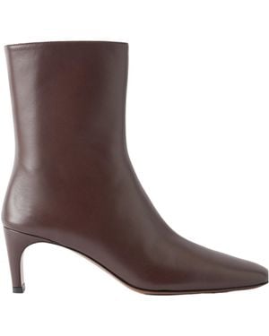 Neous Leather Ankle Boots - Brown