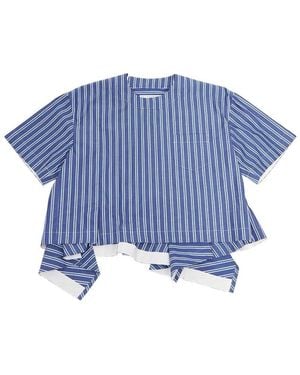 Sacai Short Sleeve T-Shirt - Blue