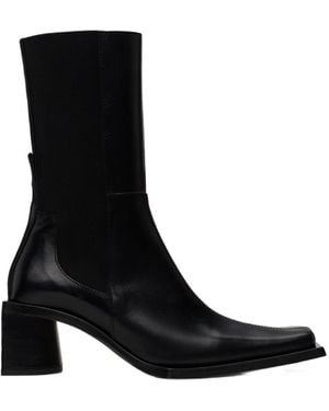 Miista Mariela Side-Zip Short Boots in Black | Lyst