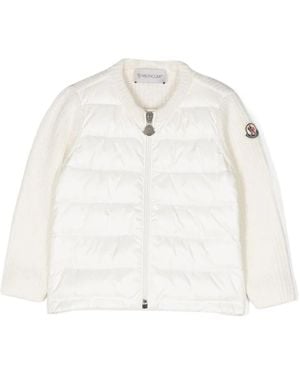 Moncler Long-Sleeved Sweater - White