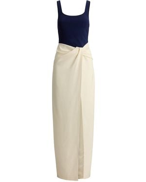 Ralph Lauren Full-Length Fitted Gown - Blue