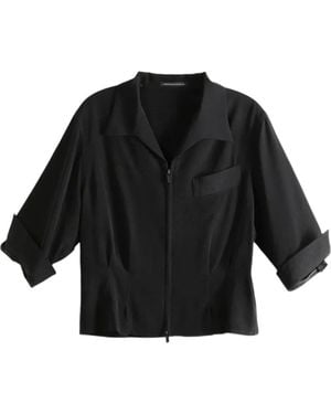 Y's Yohji Yamamoto Short Sleeve Shirt - Black