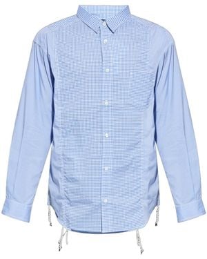 Comme des Garçons Long-Sleeved Shirt - Blue