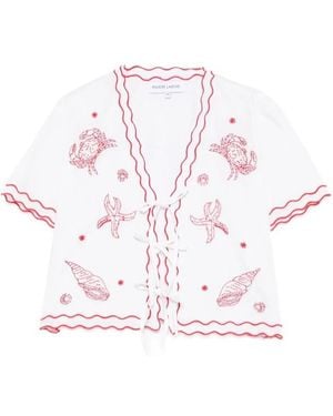 Maison Labiche Short Sleeve Shirt - White