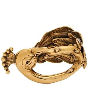 Chloé The Chloé Feather Peacock Bracelet - Metallic