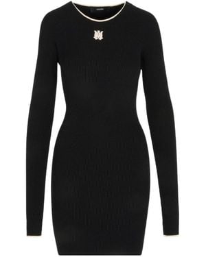 Amiri Fitted Mini Dress - Black